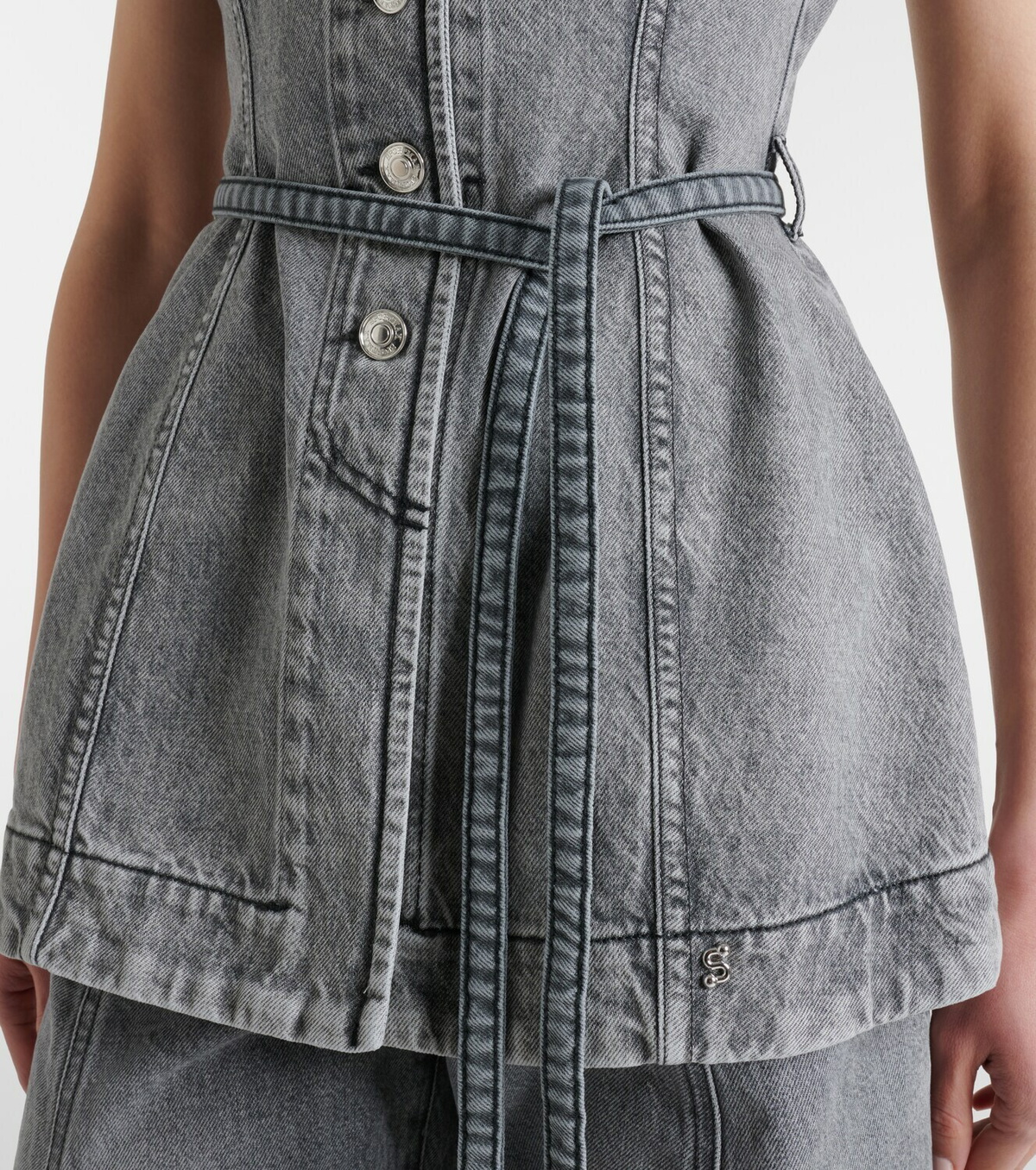 Sportmax Orli denim vest