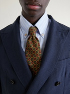 Oliver Spencer - Double-Breasted Linen, Virgin Wool and Cotton-Blend Suit Jacket - Blue