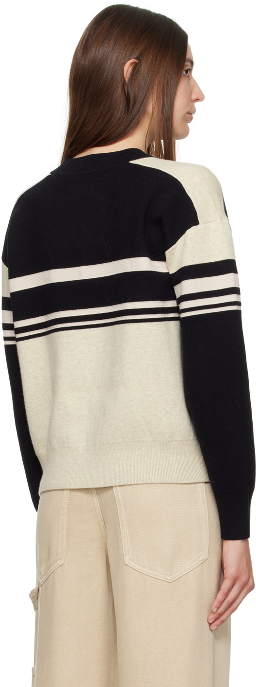 Isabel Marant Etoile Off-White & Black Callie Sweater