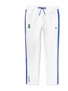 Polo Ralph Lauren - Wimbledon Tapered Appliquéd Cotton-Blend Jersey Track Pants - White