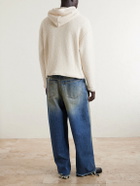 424 - Cotton-Blend Bouclé Hoodie - Neutrals