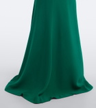 Elie Saab Crêpe halterneck gown