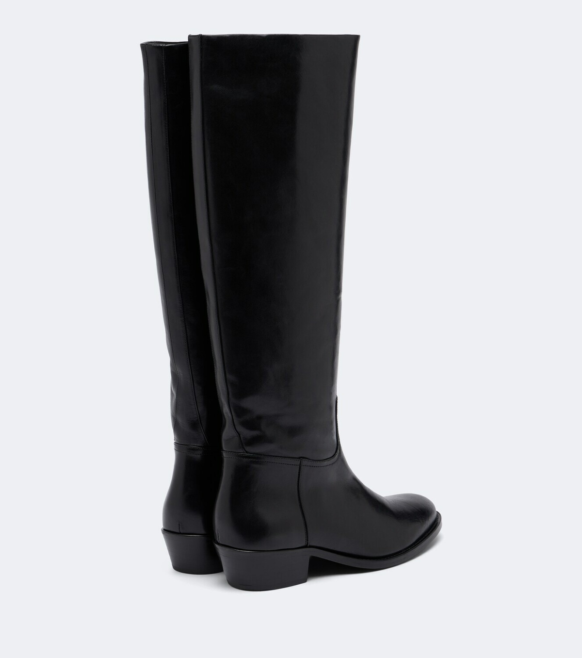JUDE Den leather knee-high boots