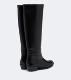 JUDE Den leather knee-high boots