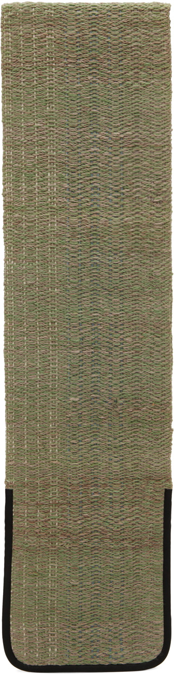 UMBER POSTPAST Green Knit Shoulder Bag