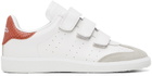 Isabel Marant White & Orange Sneakers