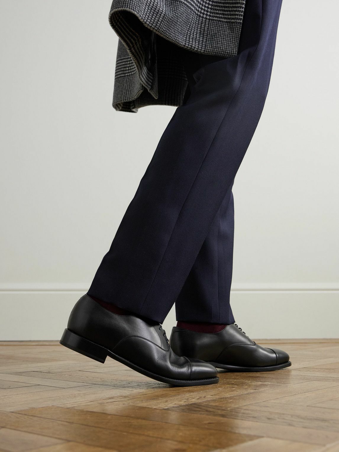 MORJAS - Leather Oxford Shoes - Black