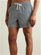 Onia - Charles Straight-Leg Mid-Length Printed Swim Shorts - Blue