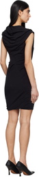 Entire Studios Black Twist Minidress