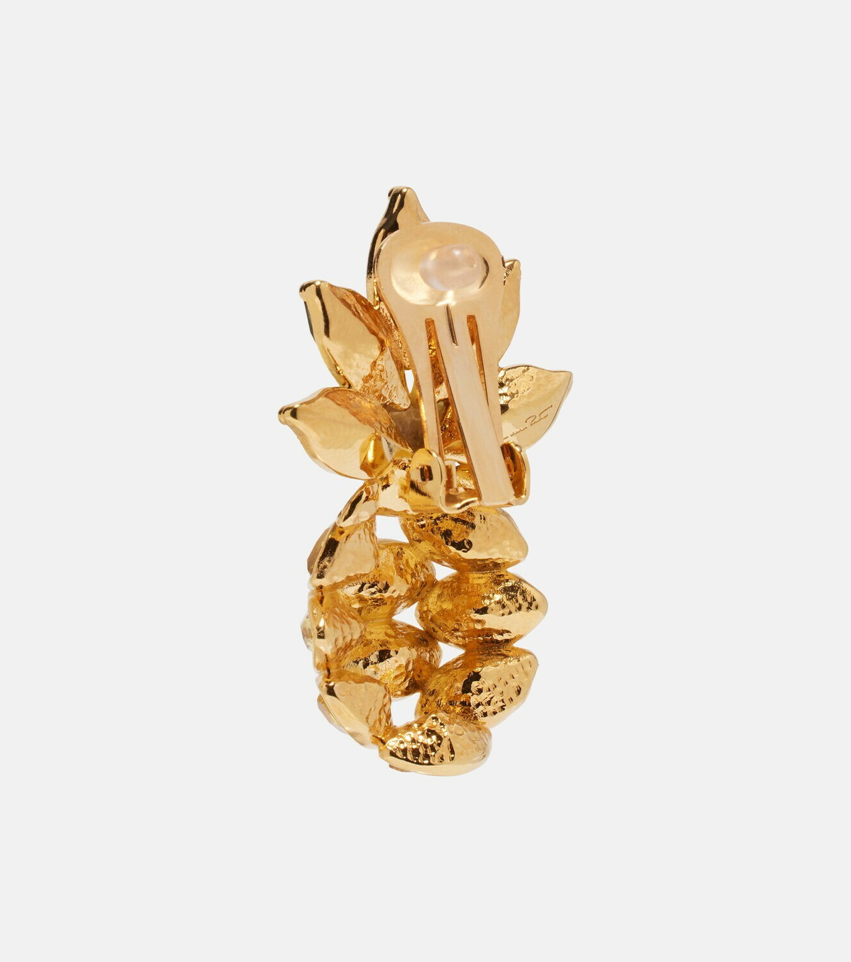 Oscar de la Renta Pineapple embellished earrings