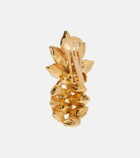 Oscar de la Renta Pineapple embellished earrings