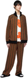 A PERSONAL NOTE 73 Brown Striped Sweater
