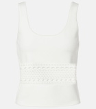 Simkhai Fitzgerald open-knit tank top