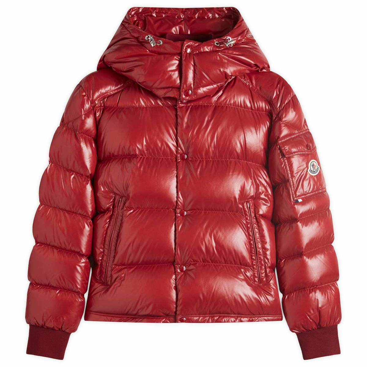 Moncler Men s Maljasset Bomber Jacket in Red