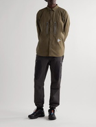 And Wander - Shell and Jersey-Ripstop Overshirt - Green