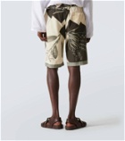 Loewe Paula's Ibiza printed cotton and silk shorts