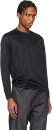 Courrèges Black Football Jersey T-shirt