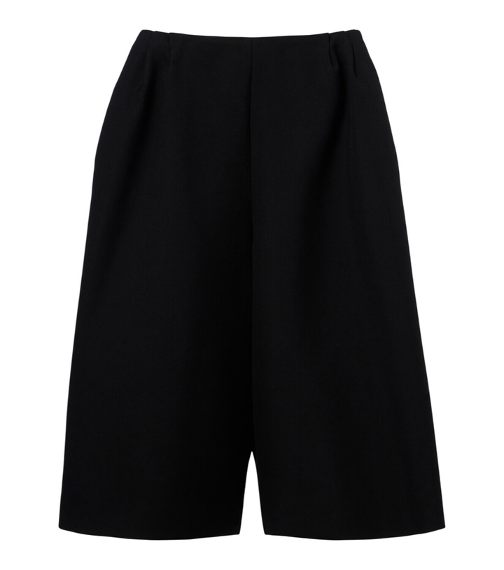Photo: The Row Fauna virgin wool Bermuda shorts