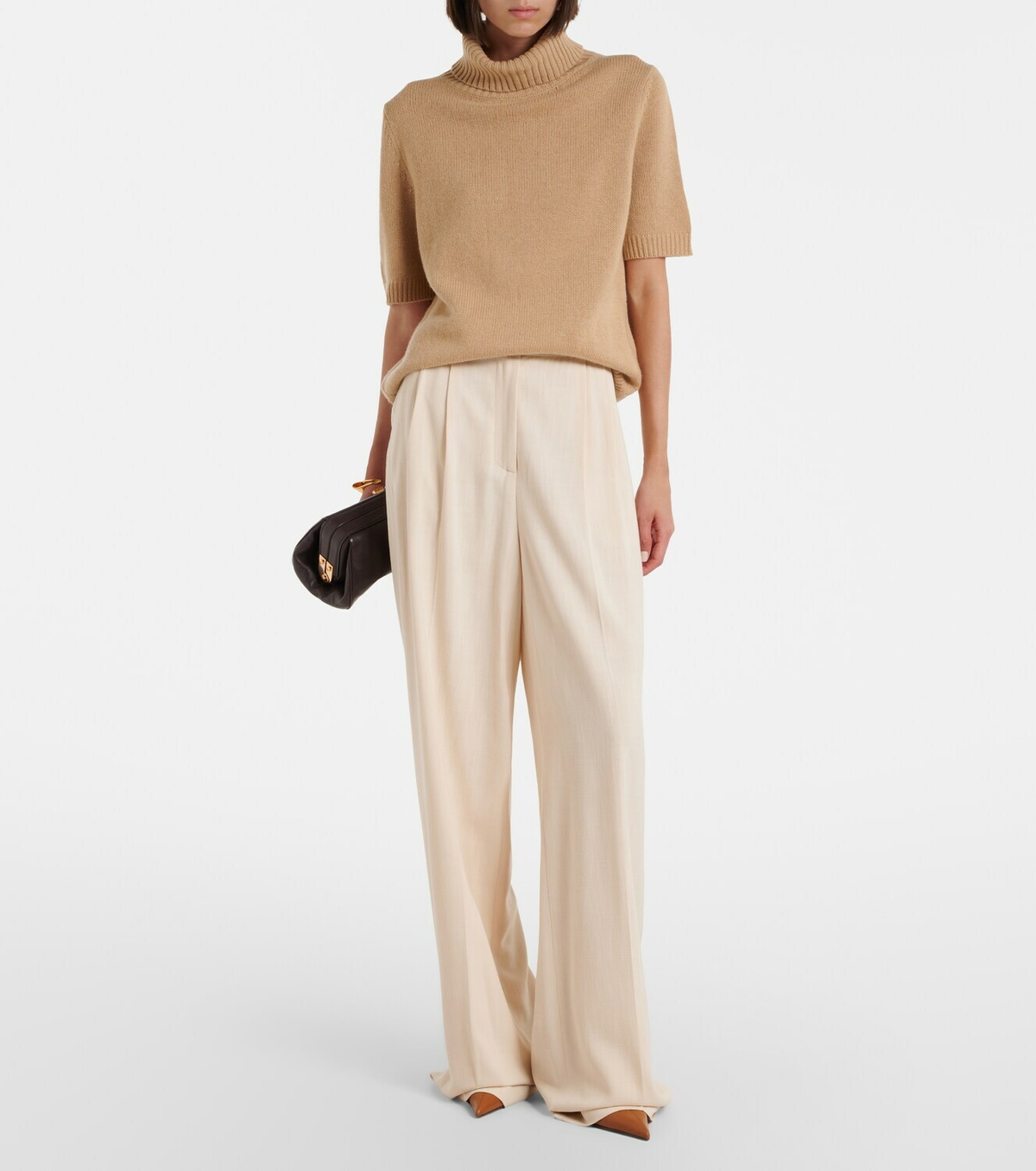 Jardin des Orangers Turtleneck wool and cashmere sweater