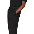 Y-3 Black Wool and Sateen Cropped Trousers