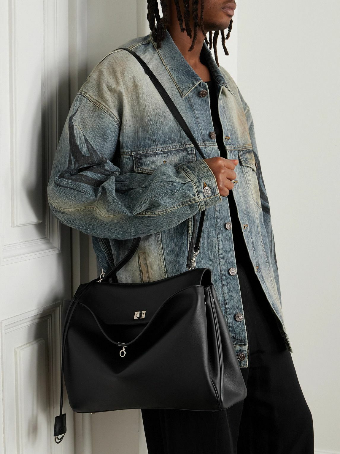 Balenciaga - Rodeo Large Leather Tote Bag