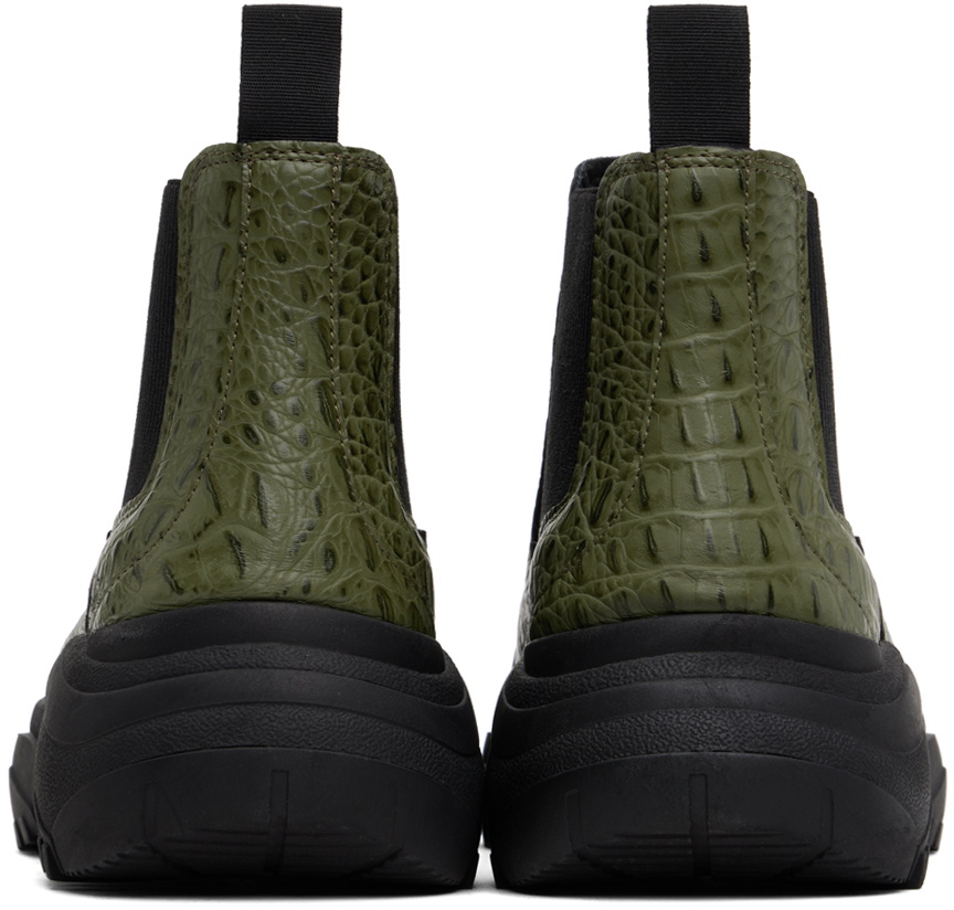 GmbH Green Low Chelsea Boots