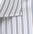 Kingsman - Turnbull & Asser Slim-Fit Cutaway-Collar Checked Cotton-Flannel Shirt - Multi