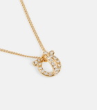 Ferragamo - Gancini crystal- embellished necklace