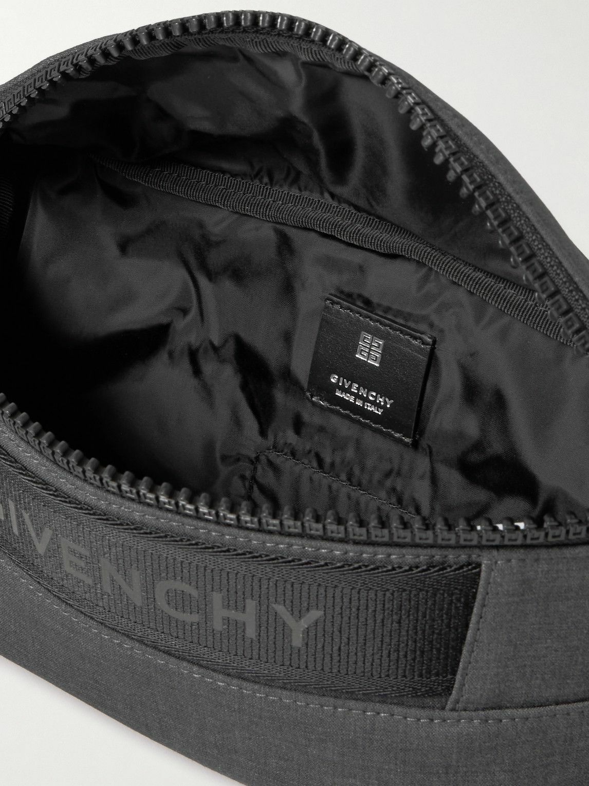 GIVENCHY G-Trek ロゴ ウェビングトリム ベルトバッグ 人気 Givenchy - G-Trek Logo-Appliquéd Webbing-Trimmed Ripstop