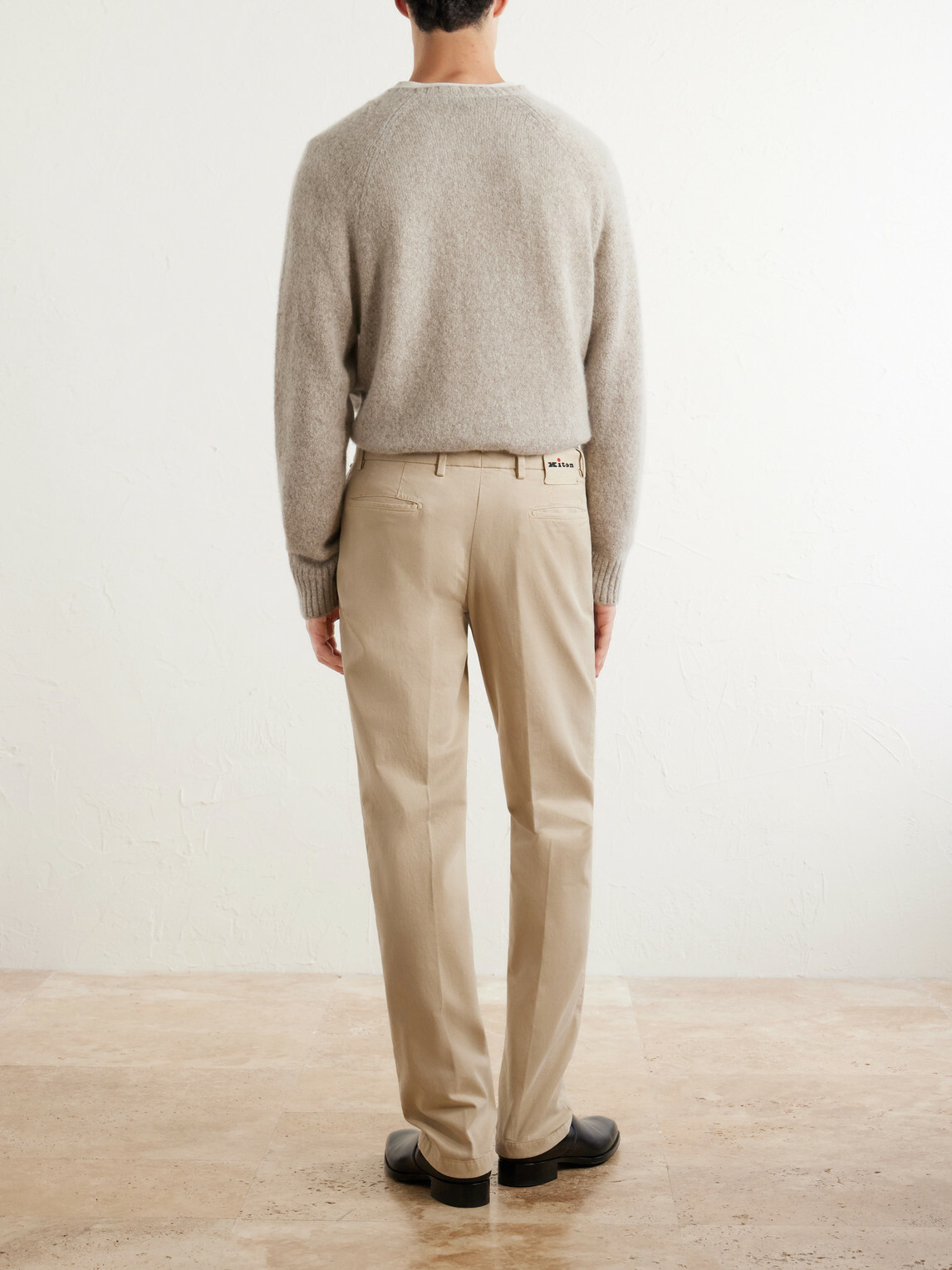 Kiton - Straight-Leg Lyocell-Blend Trousers - Neutrals