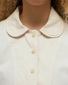 Les Tien Club Collar Button Up Beige Shirts & Blouses