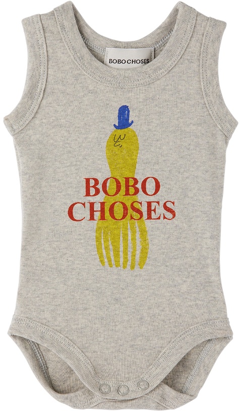 Photo: Bobo Choses Baby Gray Squid Bodysuit