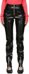 Bottega Veneta Black Nappa Trousers