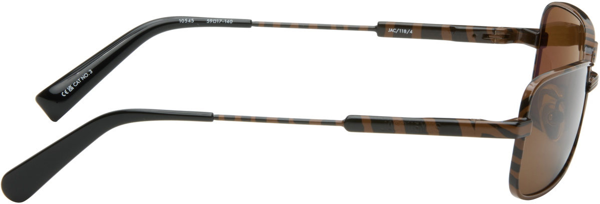 JACQUEMUS Brown 'Les Lunettes Stazione' Sunglasses
