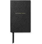 Smythson - Panama Dastardly Deeds Cross-Grain Leather Notebook - Black