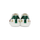Gucci White Bee and Star New Ace Sneakers