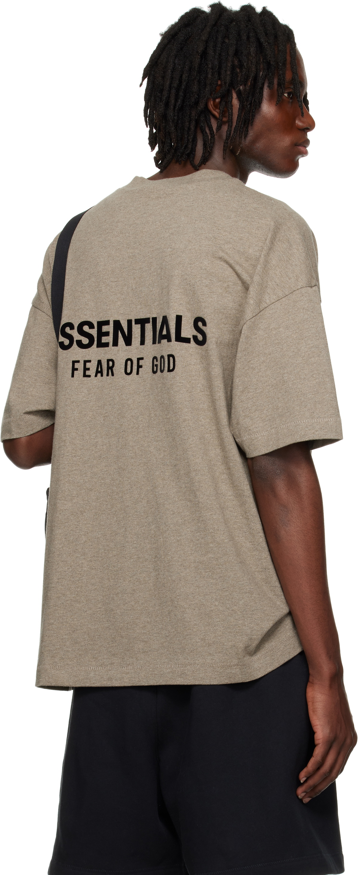 Fear of God ESSENTIALS Gray Classic Short Sleeve T-shirt Fear Of God ...