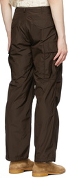 AURALEE Brown High Count Fatigue Cargo Pants