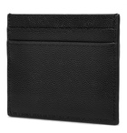 SAINT LAURENT - Pebble-Grain Leather Cardholder - Black