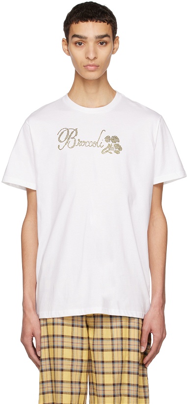 Photo: Collina Strada White Broccoli T-Shirt