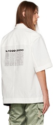 Song for the Mute White Binary Code Shirt