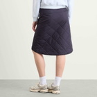 Gramicci Women's Quilted Thermal Midi Skirt in Navy