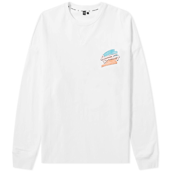 Photo: Opening Ceremony Long Sleeve Rugby Tee White Multi