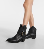 See By Chloé New Ring leather ankle boots