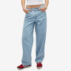 Dickies Women's Herndon Denim Jeans in Vntg Blue
