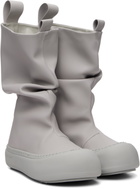 YUME YUME SSENSE Exclusive Gray Low Fisherman Boots