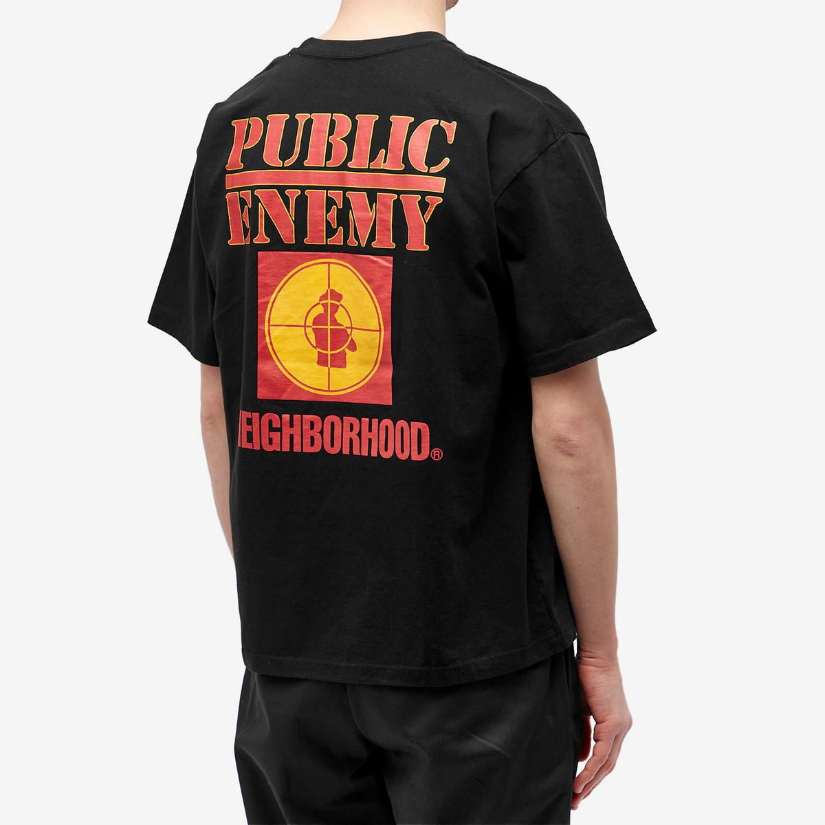 Sniper Logo Classic White T-Shirt - Public Enemy Official Store