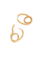 Otiumberg Spiralis 14kt Gold Vermeil Hoop Earrings - One Size