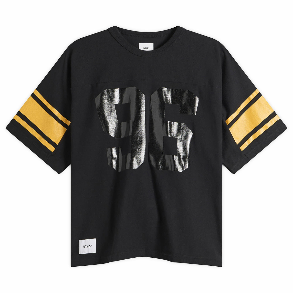 WTAPS Men's Qb Short Sleeve Football Shirt in Black