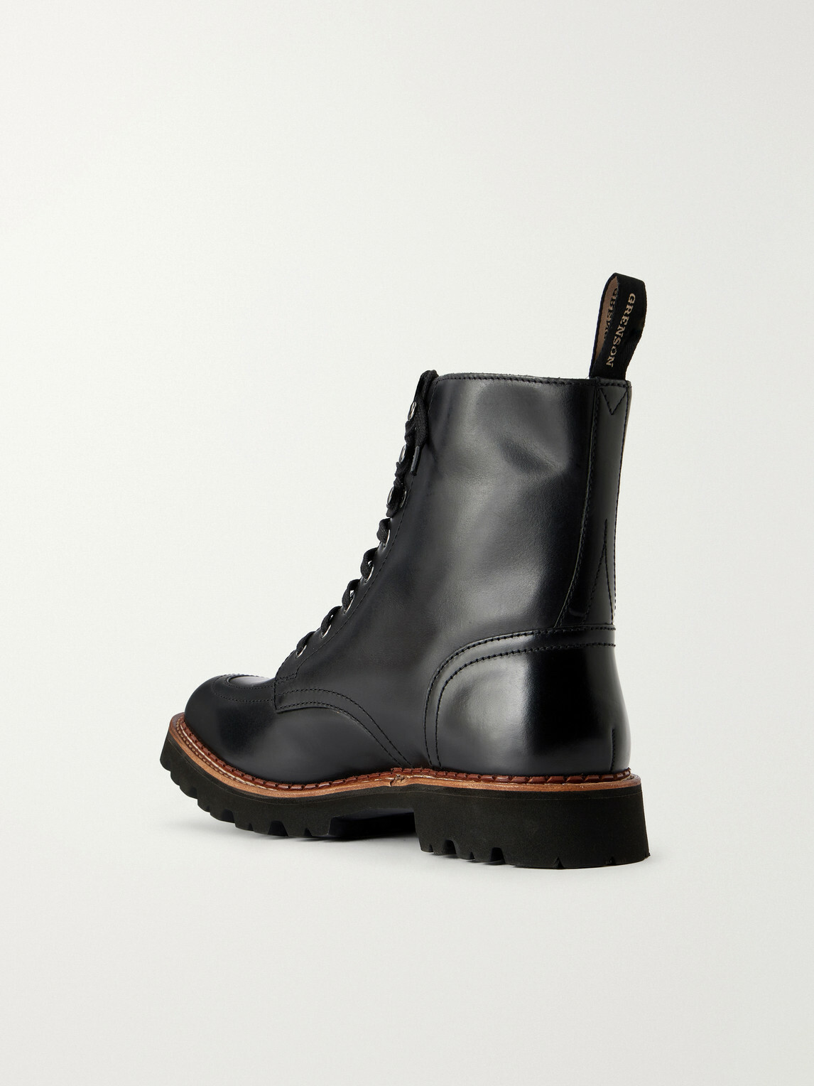 Grenson - Noha Leather Lace-Up Boots - Black
